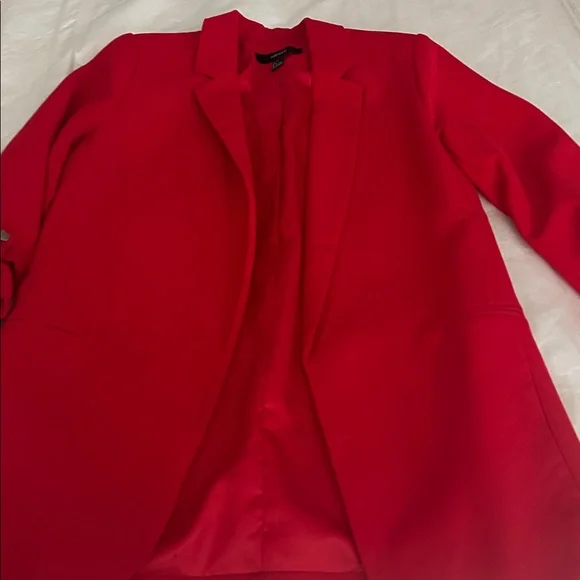 Forever 21 Bold Red Blazer - Picture 4 of 6